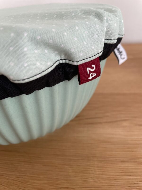 KENNI 24CM in mint-weiss GEPUNKTET