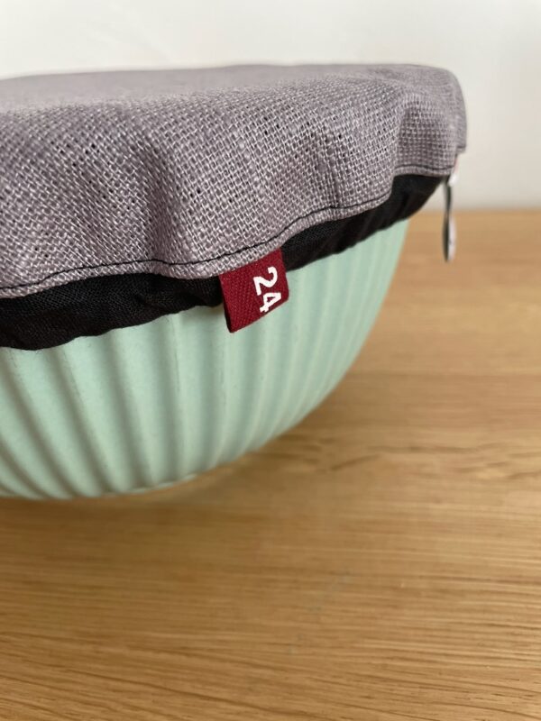 KENNI 24CM in dunkelgrauer LEINEN