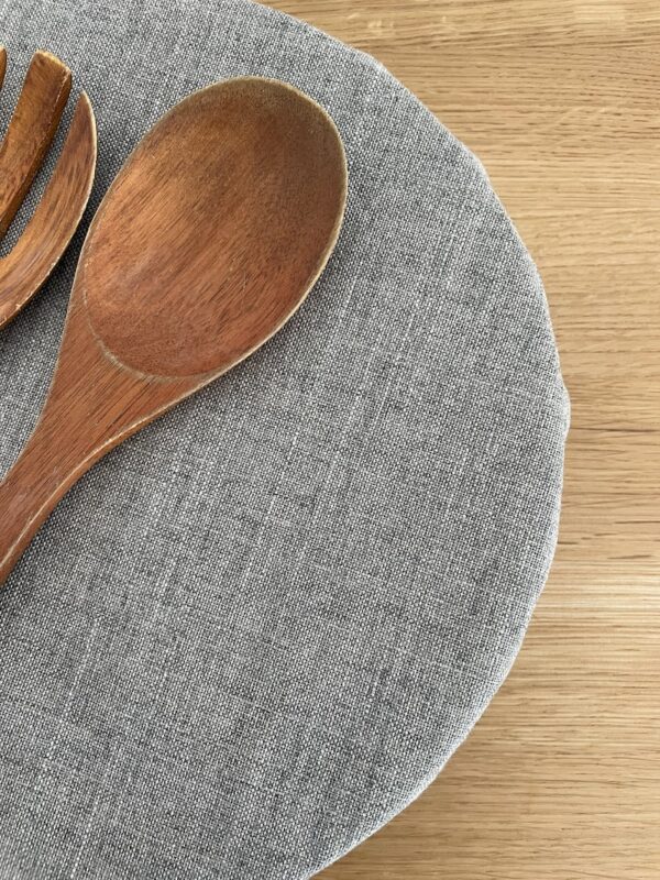 KUACHA 30CM in grauer LEINEN