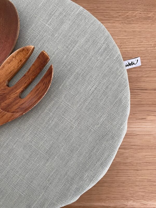 KUACHA 30CM in lindgrüner LEINEN