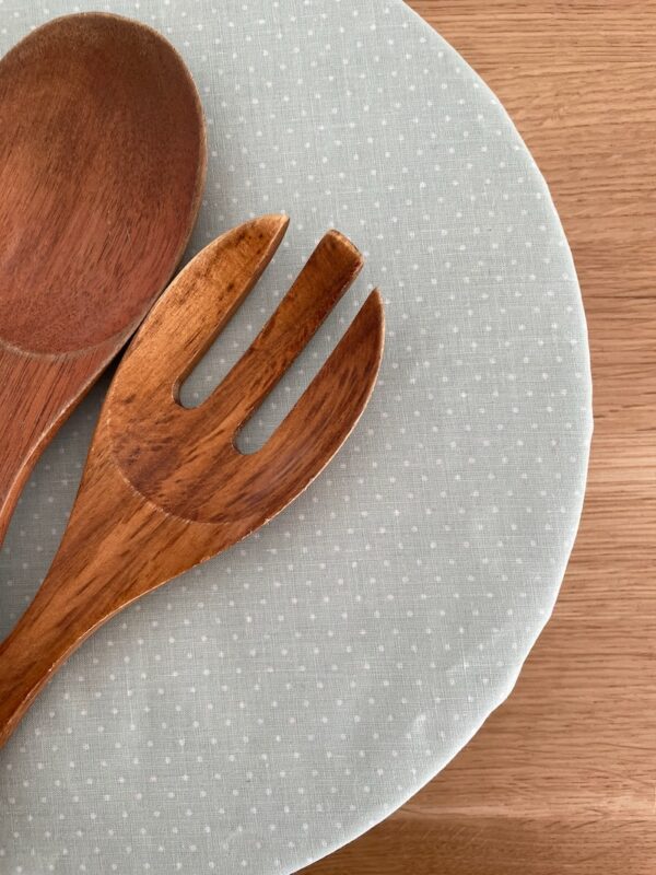 KUACHA 30CM in mint-weiss GEPUNKTET