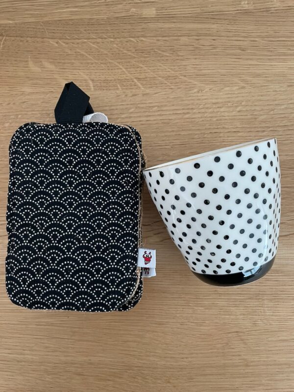 ABWÄSCH Schwämmli in Schwarz/Weiss