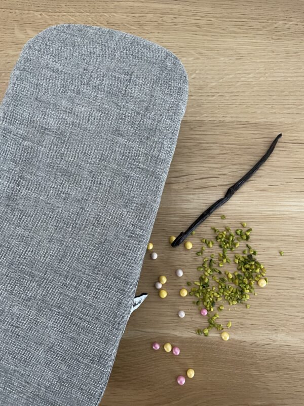 Kopie von CAKE 26-28 CM in grau LEINEN matt