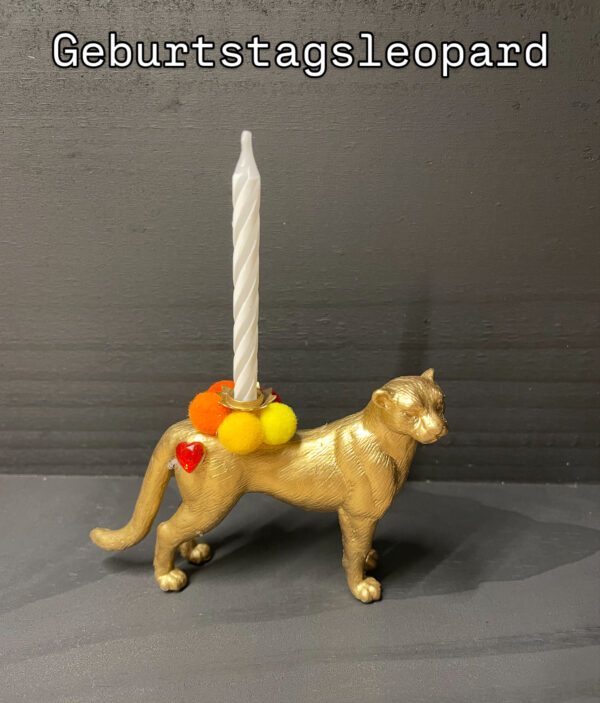 GeburtstagsLEOPARDIN gold