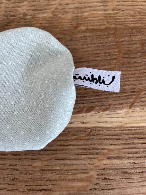 KLEINE JO-JO Hüübli für Creme Freche, Quark und Co. MINT gepunktet